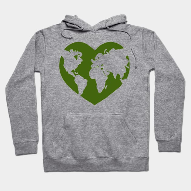 Green Earth Love Hoodie by CBV